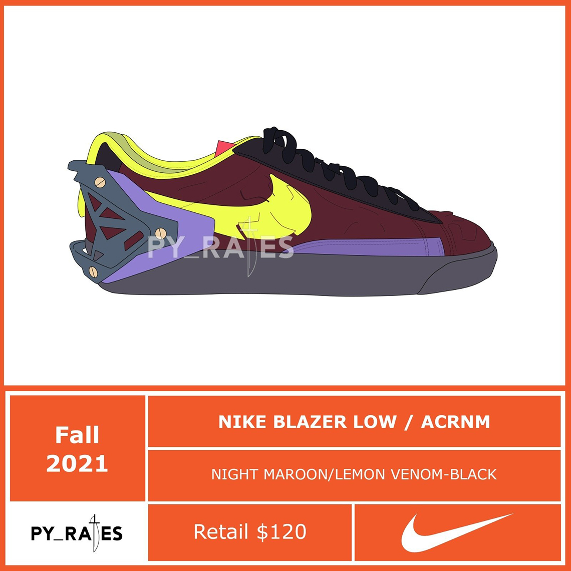 Acronym Nike Blazer Low Fall 2021 2