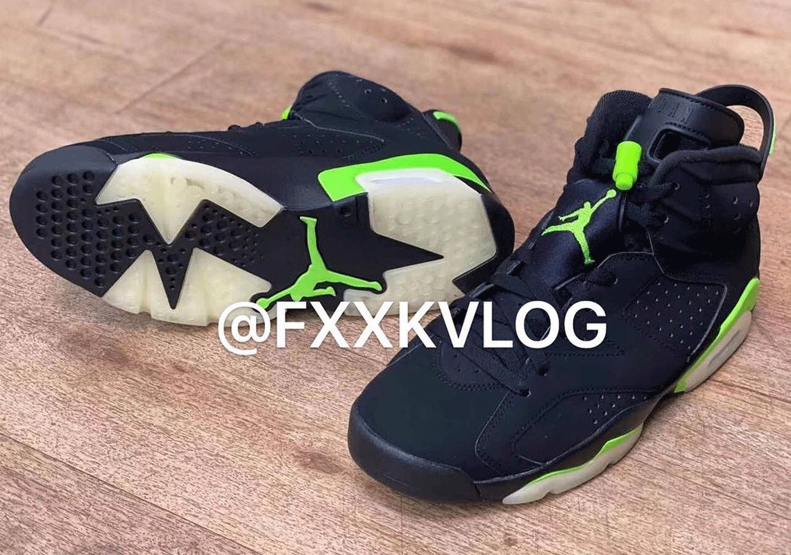 First Look At The Air Jordan 6 “Electric Green” | LaptrinhX / News