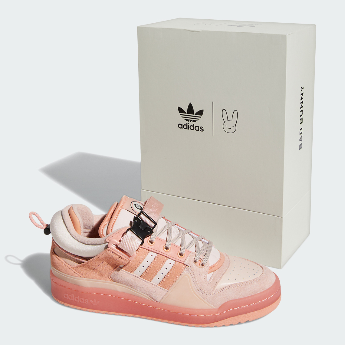 Bad Bunny Adidas Forum Buckle Low Easter Egg Release Reminder 