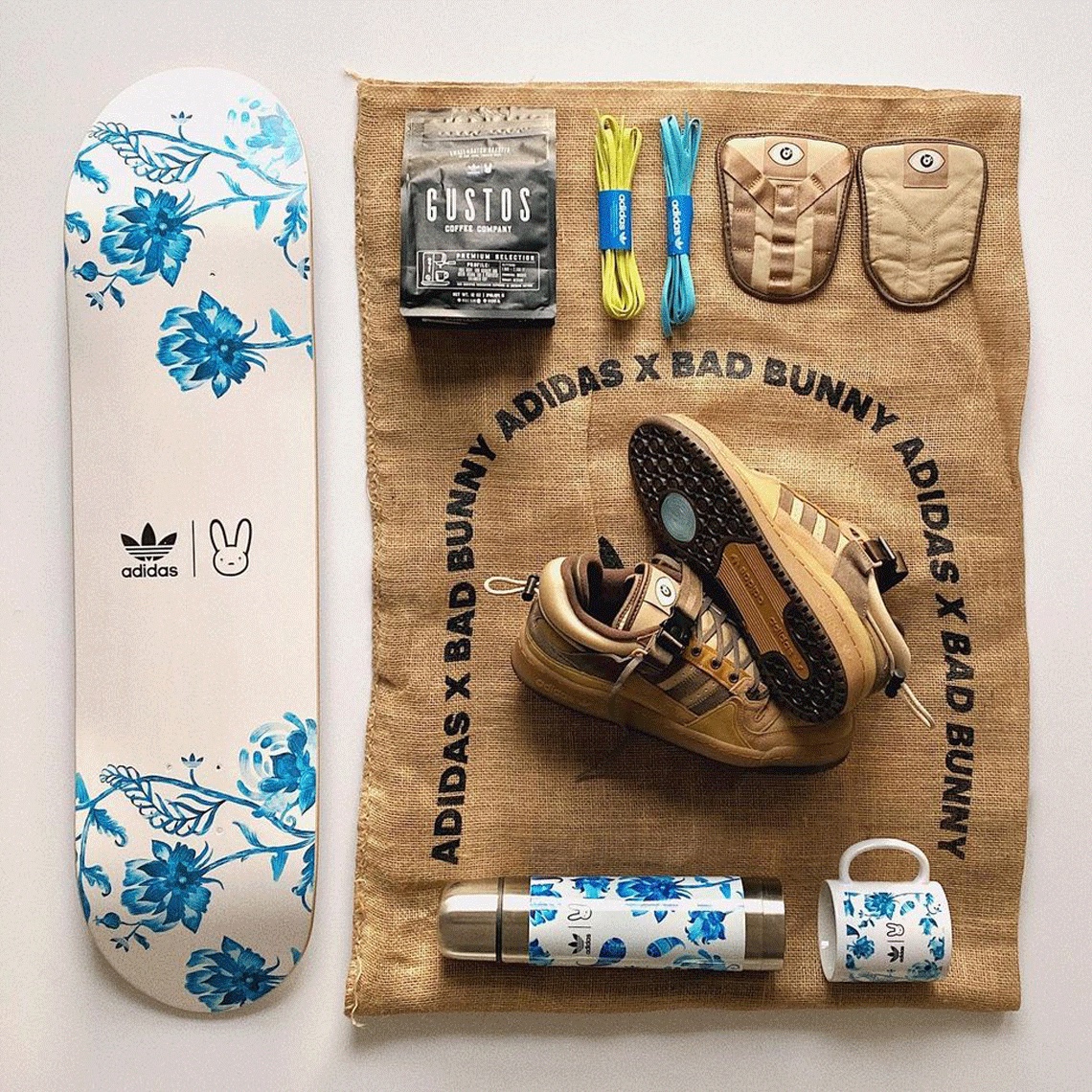 bad bunny coffee adidas