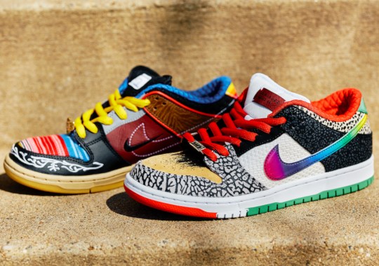 Nike leather SB, Originator Of The “What The” Look, Returns To The Theme For P-Rod’s SB Dunk