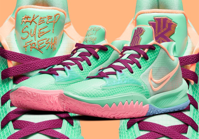 Nike Kyrie Low 4 Basketball Shoes Sue Bird Keep Sue Fresh Size 8.5 Size 8.5 - Sue Bird x Nike Kyrie 4 Low Keep Sue Fresh for  main image 2