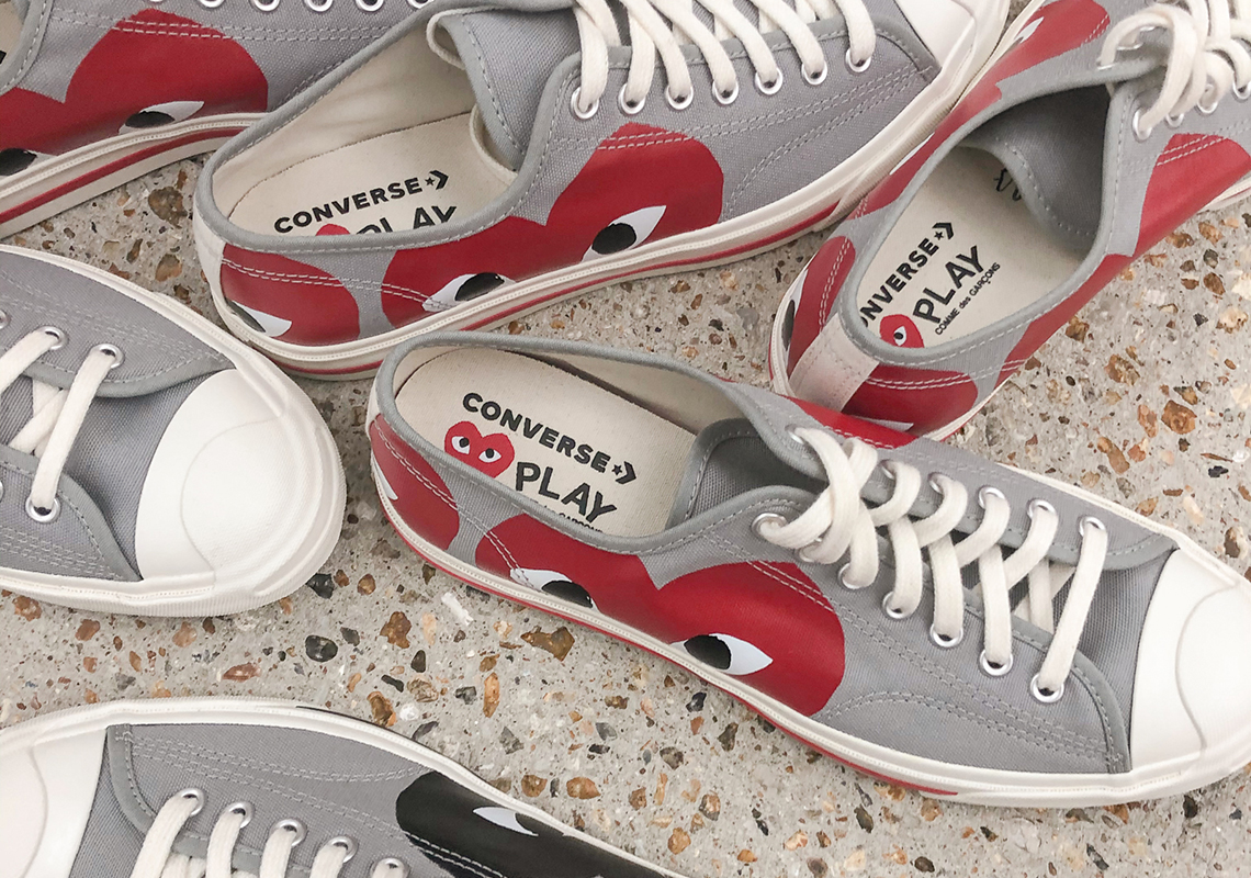 converse jack purcell x comme des garcons play