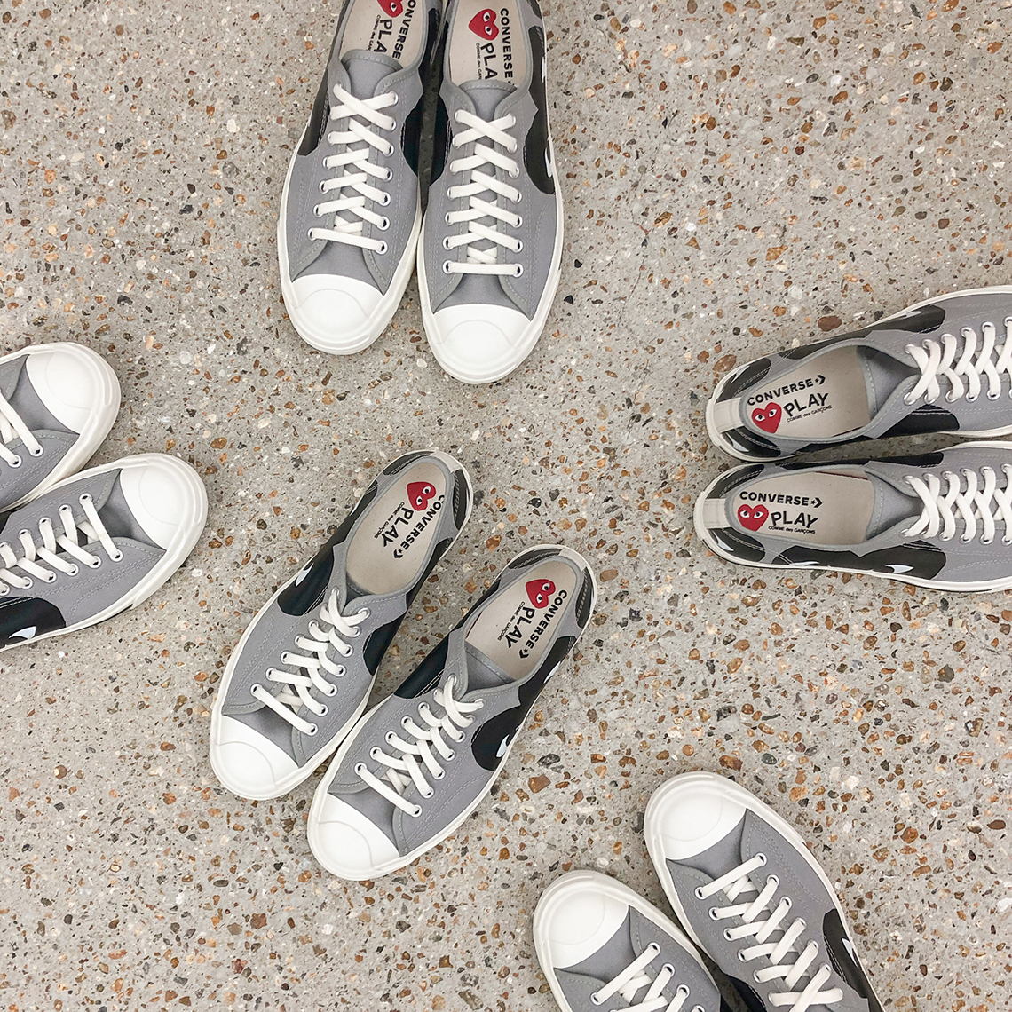 Cdg Play Converse Jack Purcell 5