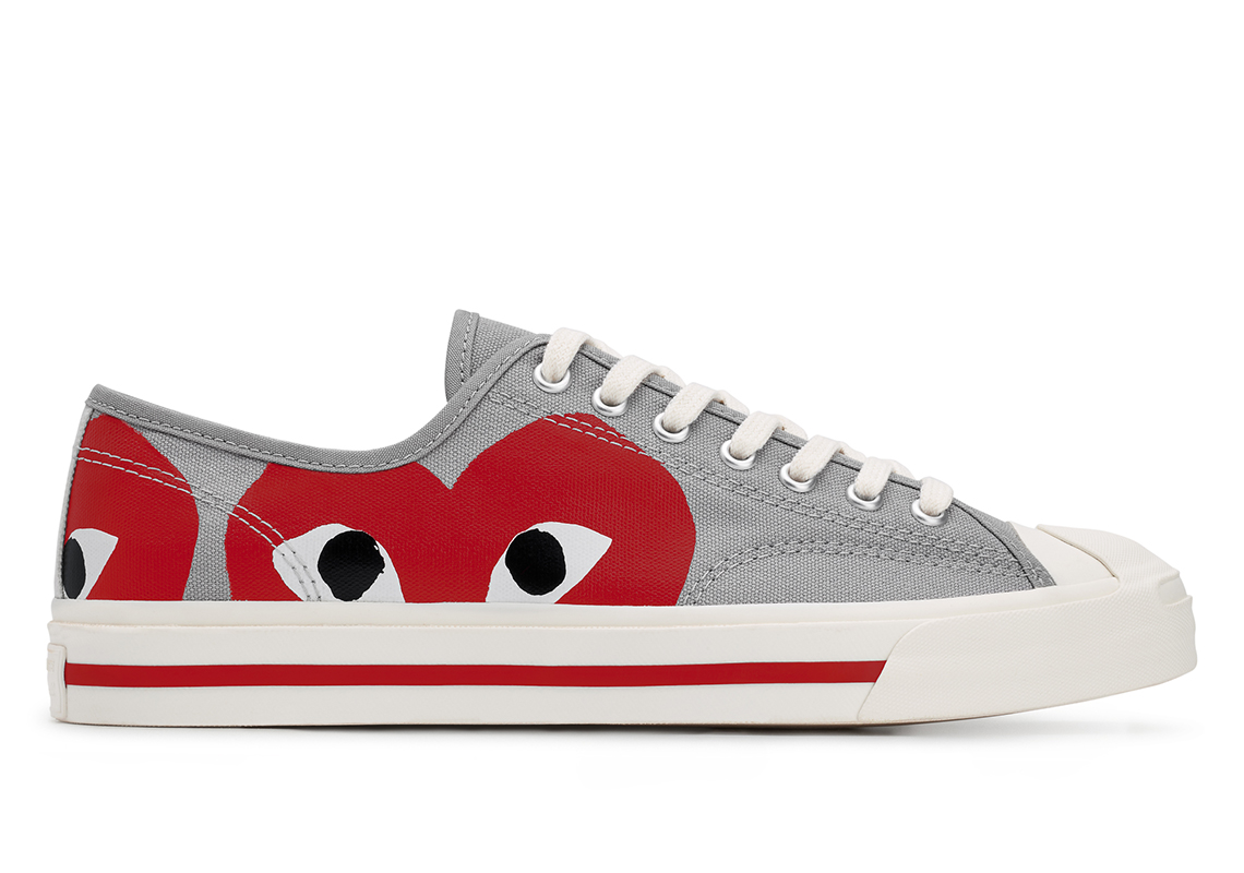 Cdg Play Converse Jack Purcell Red