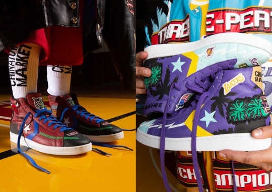 Chinatown Market And Converse Honor The LA Lakers And Chicago Bulls With Champion Jacket Inspired Capsule
