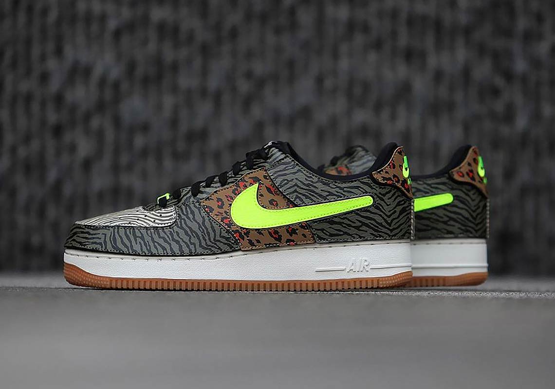 The Nike Air Force 1/1 Adds An "Animal Instinct" To Its Removable Panels