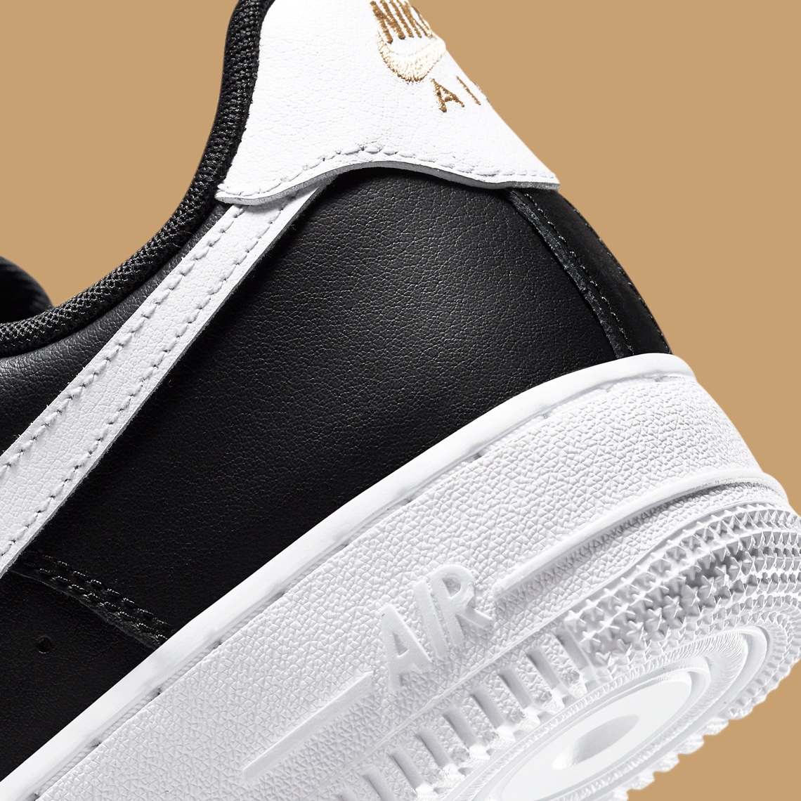 Nike Air Force 1 Black Gold White CZ0270-001 | SneakerNews.com