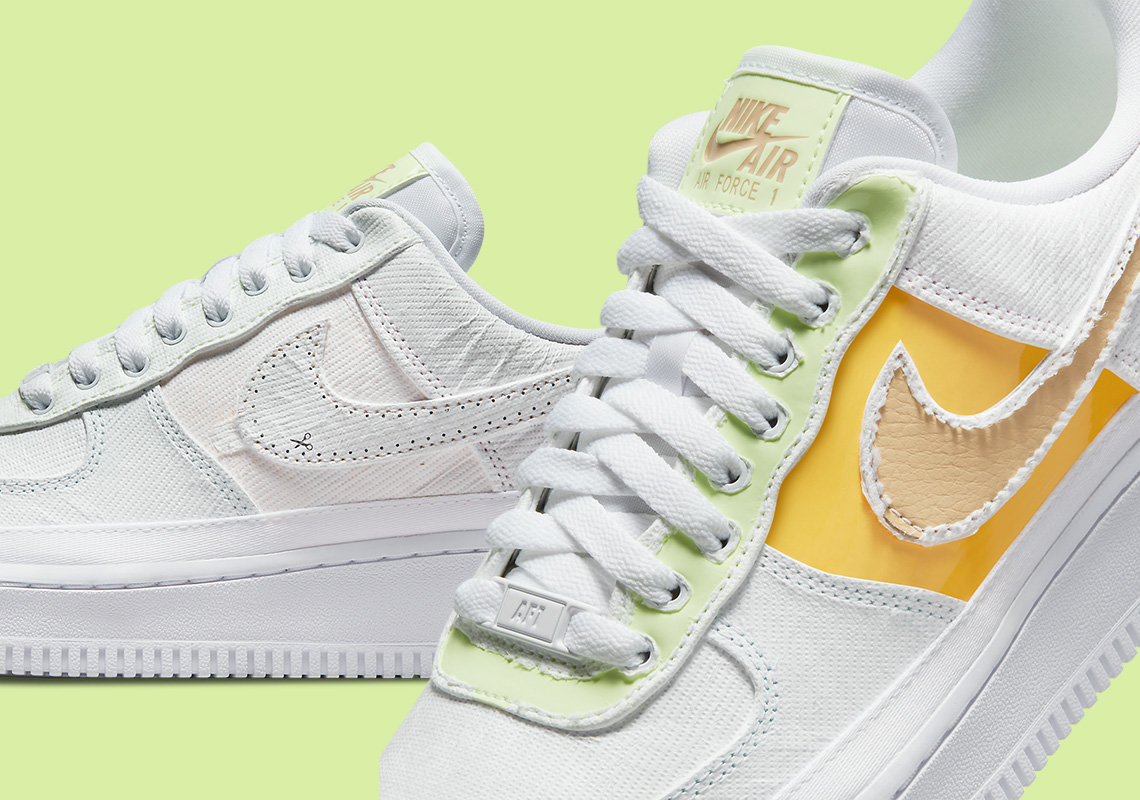 The Latest Tearaway Nike Air Force 1 Low Reveals Yellows And Greens For Spring