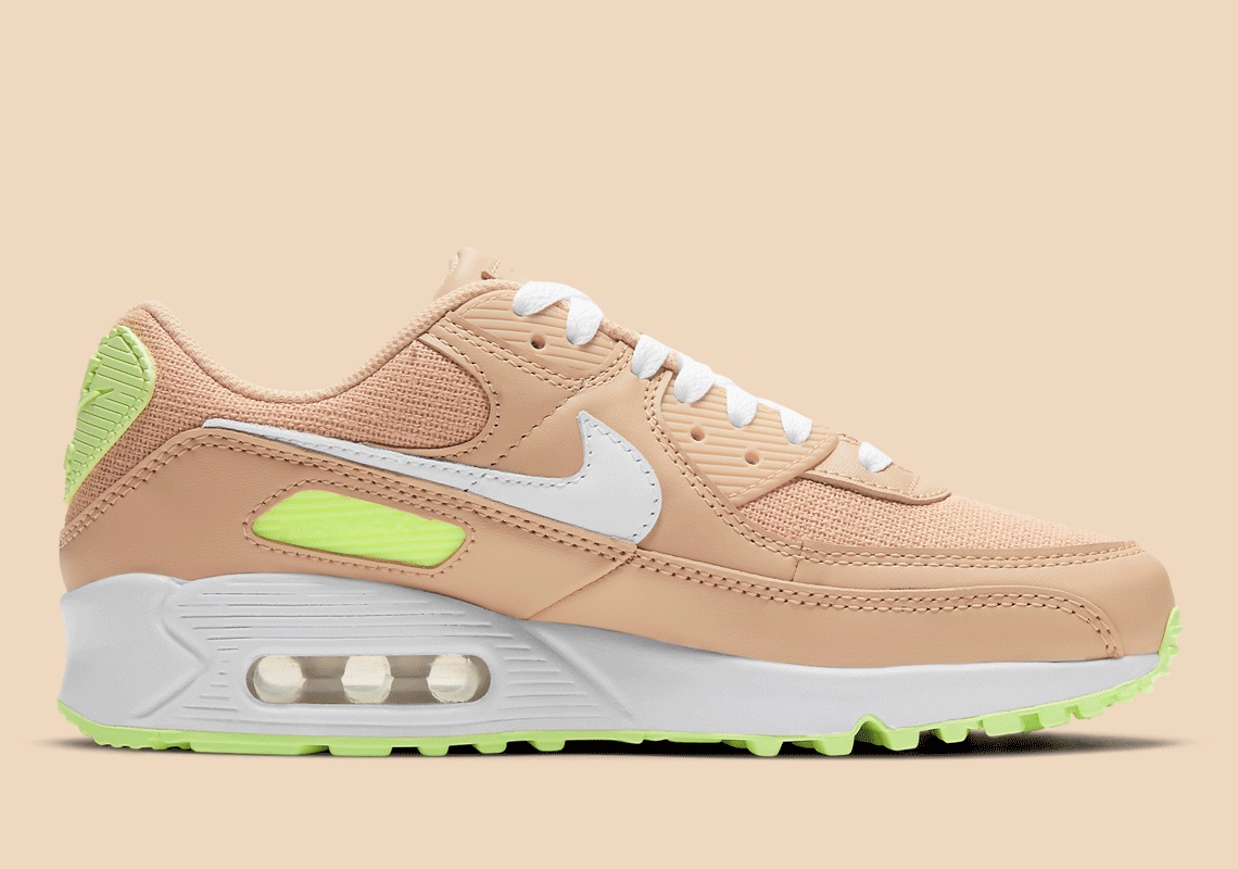 nike air max 90 sesame barely volt