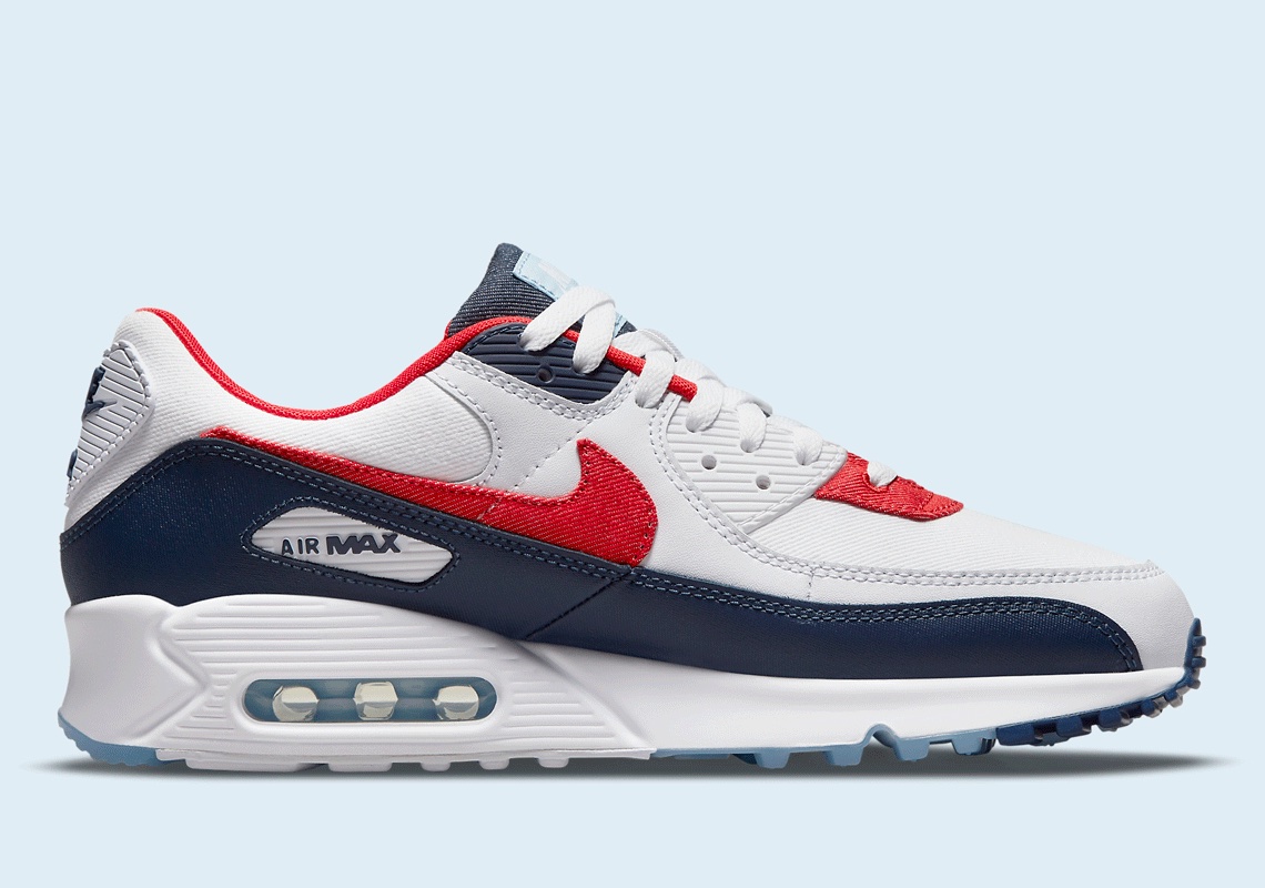 nike airmax red and blue