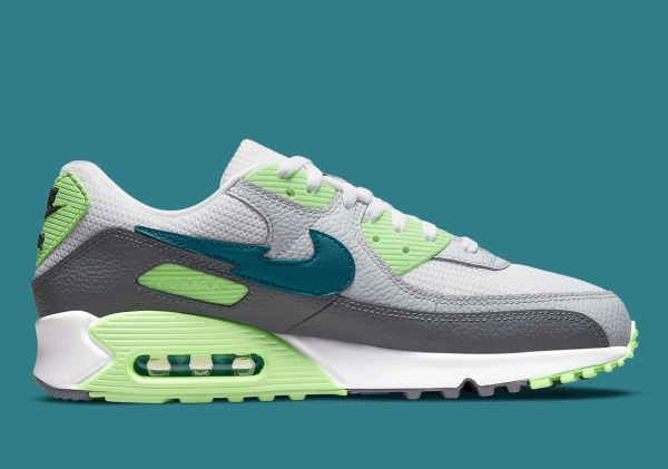 Nike Air Max 90 Lime Glow Aquamarine DJ6897-100 | SneakerNews.com