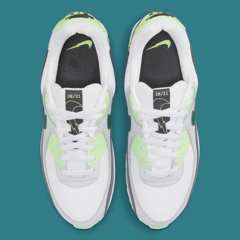 Nike Air Max 90 Lime Glow Aquamarine DJ6897-100 | SneakerNews.com