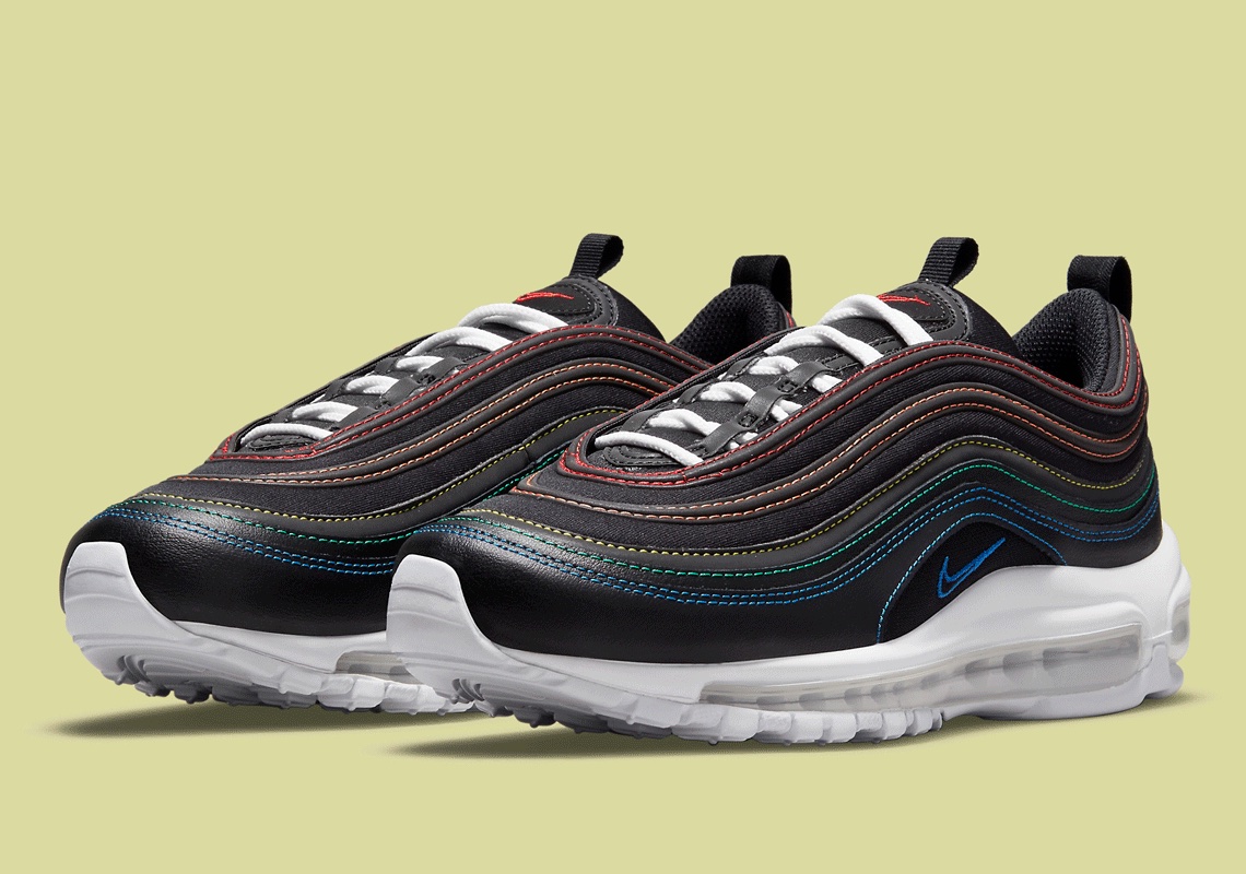 Nike air max hotsell 97 white and rainbow