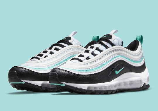 The Nike Air Max 97 Adds A Touch Of Tiffany Blue To This Kids Colorway