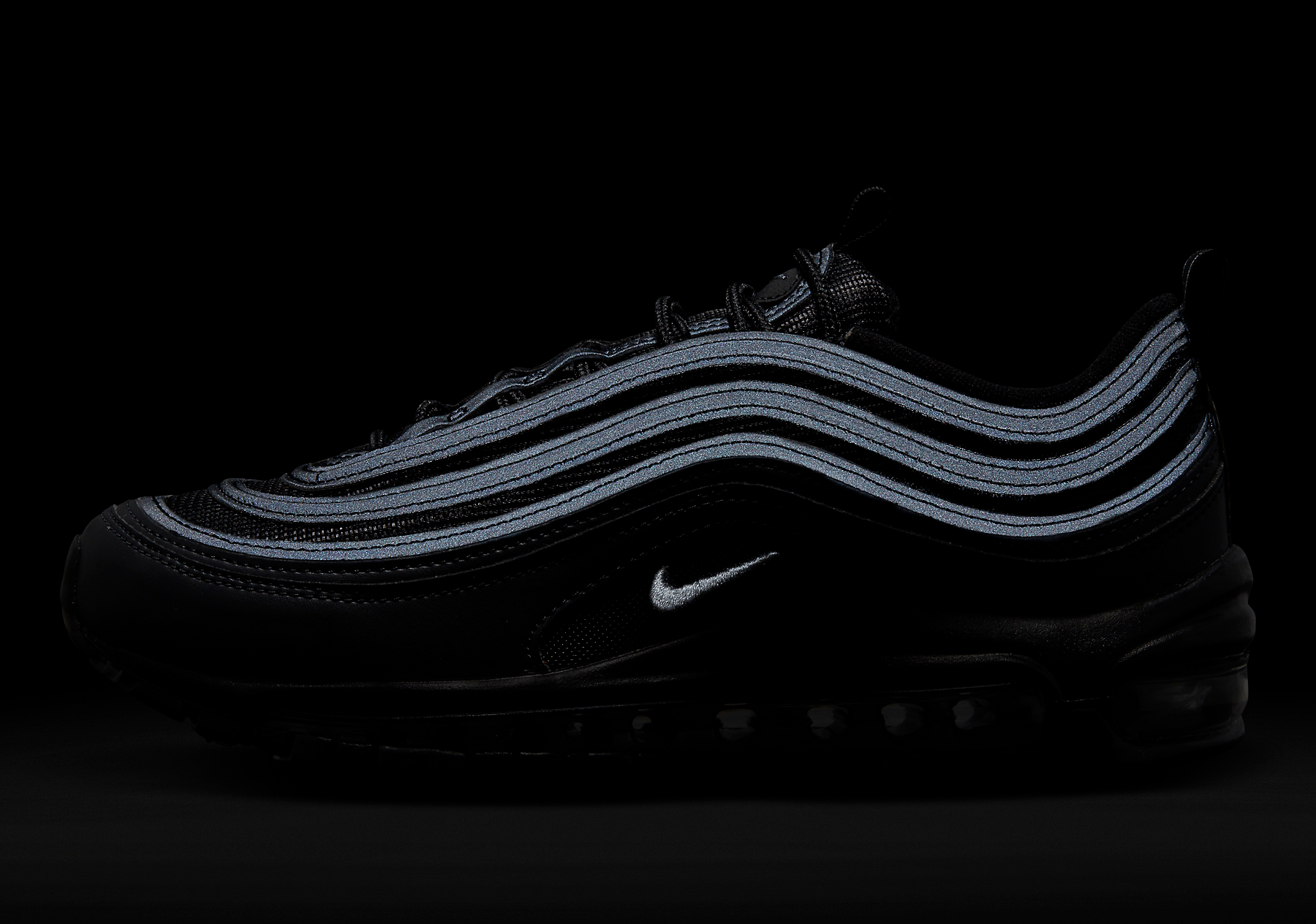 nike air max 97 black with red tick