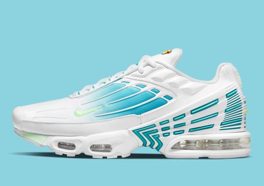 The Nike Air Max Plus 3 Returns In A Frosty Aqua Blue Colorway