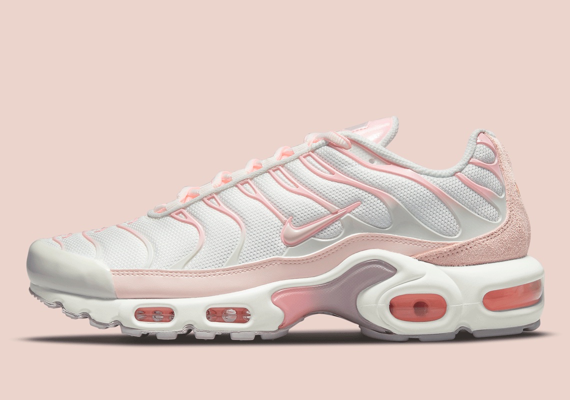 pink and baby blue air max plus
