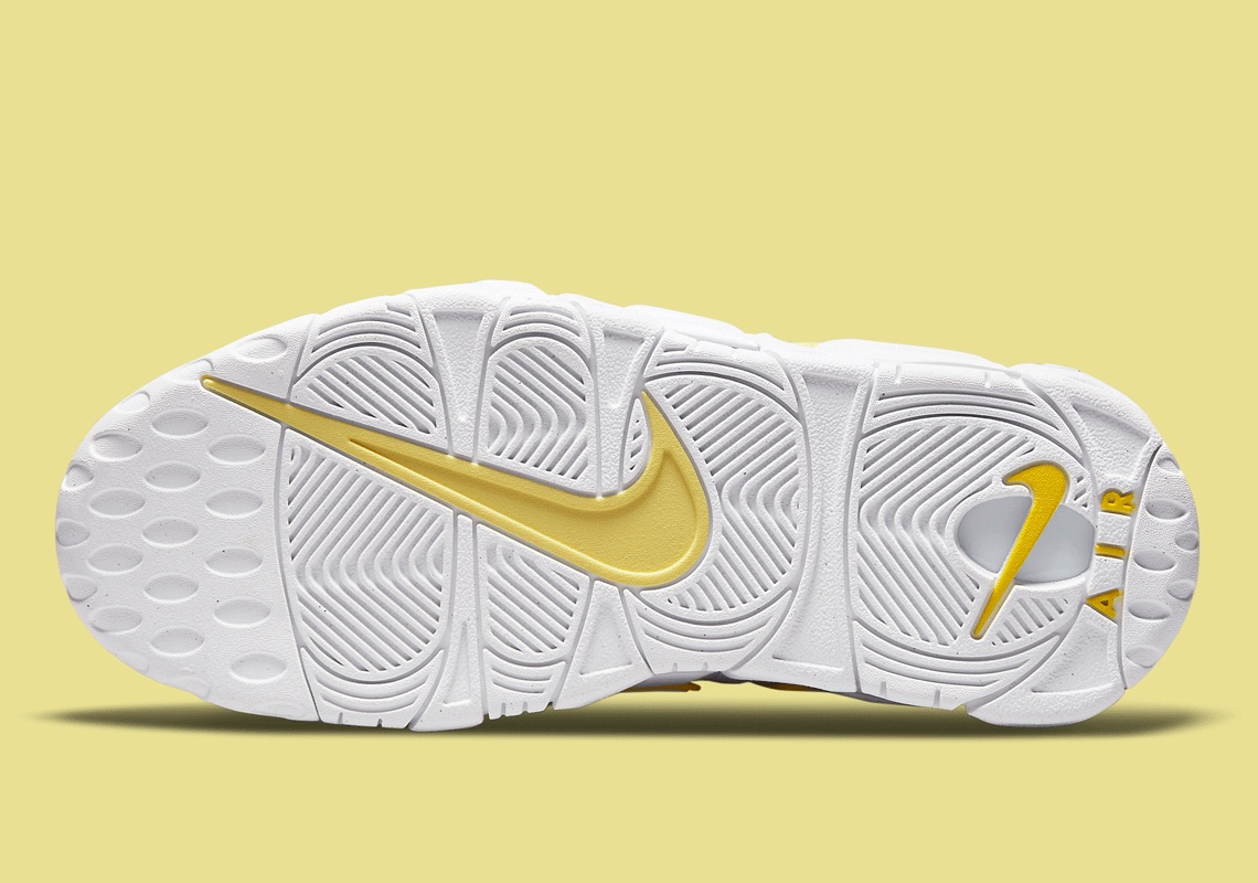 Nike Air More Uptempo White Yellow 