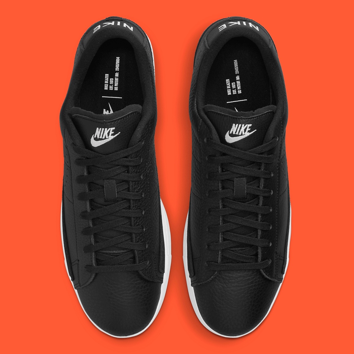Nike Blazer Low Black White Da45 001 Release Sneakernews Com