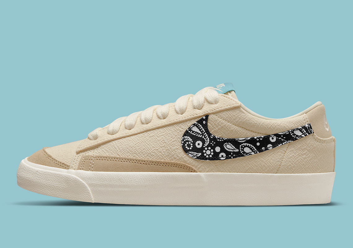 Paisley Swooshes Are Also Dressing The Nike Blazer Low