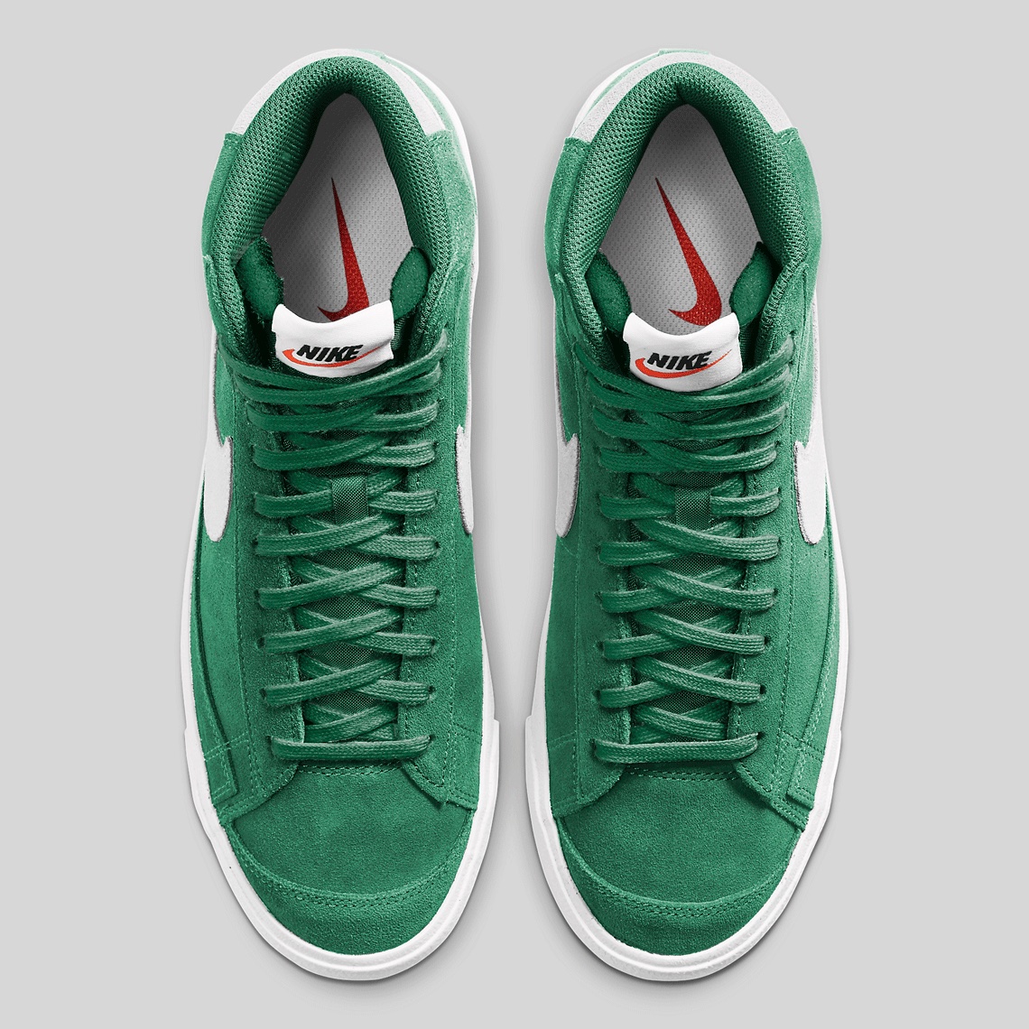 Nike blazer mid 77 green suede best sale