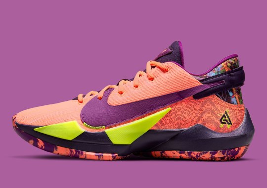 The Nike Zoom Freak 2 Hits The Court In New “Bright Mango” Colorway