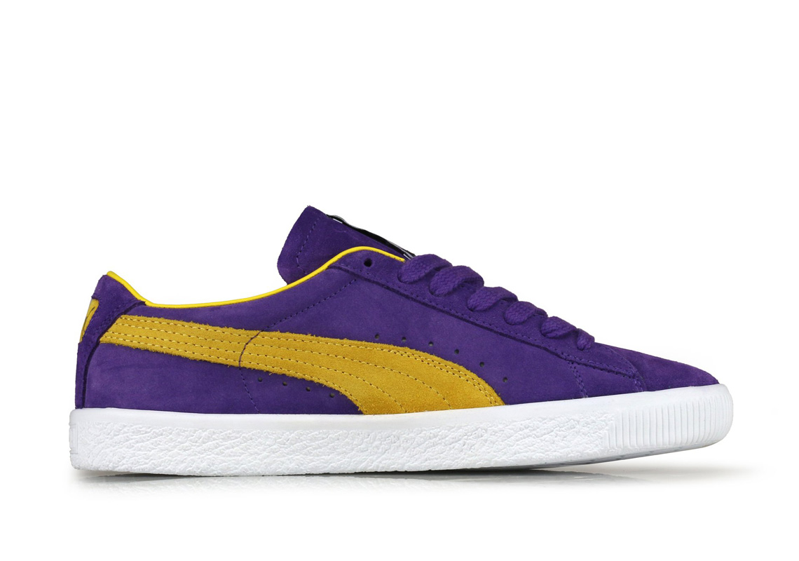 purple suede puma shoes
