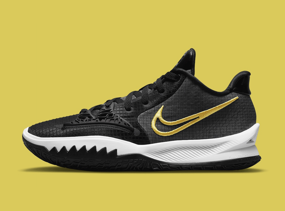 kyrie low black and gold