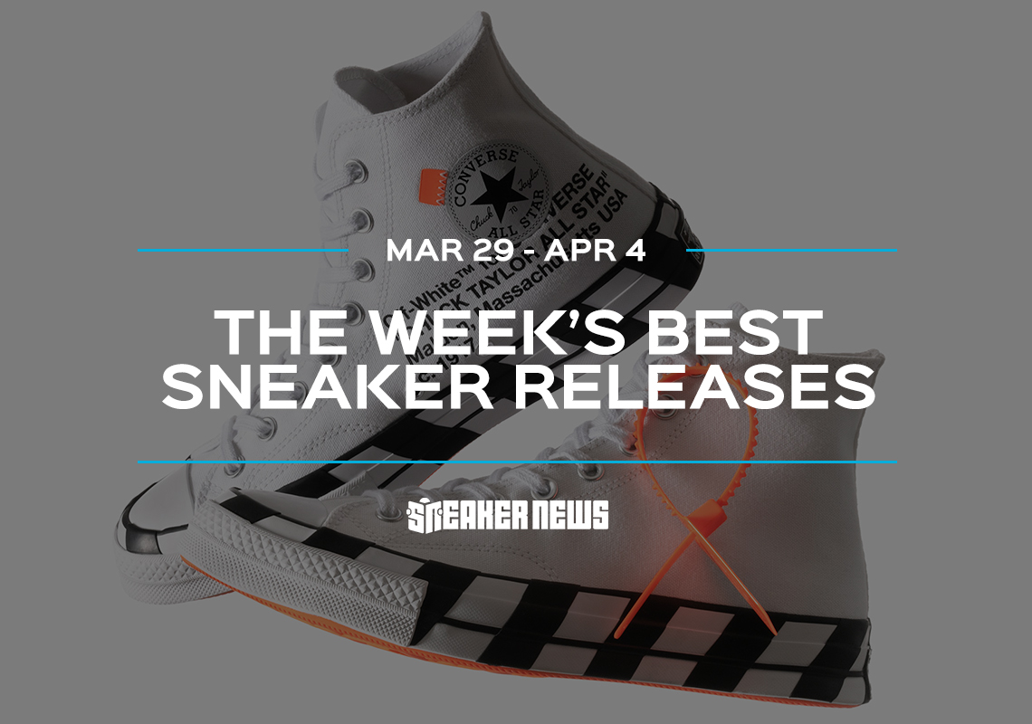 The Off-White Chuck 70 Restock And Nike Air Max 95 "LeBron" Headline This Week's Top Releases