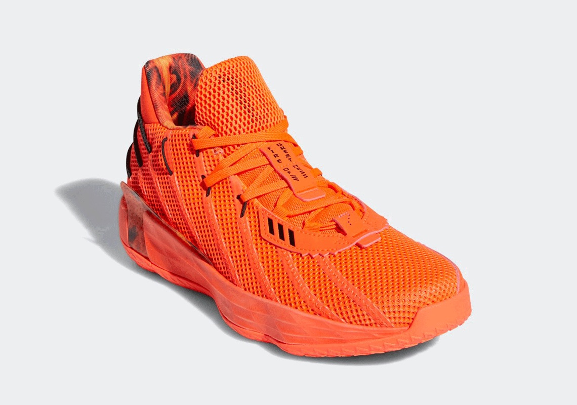 adidas dame 7 orange