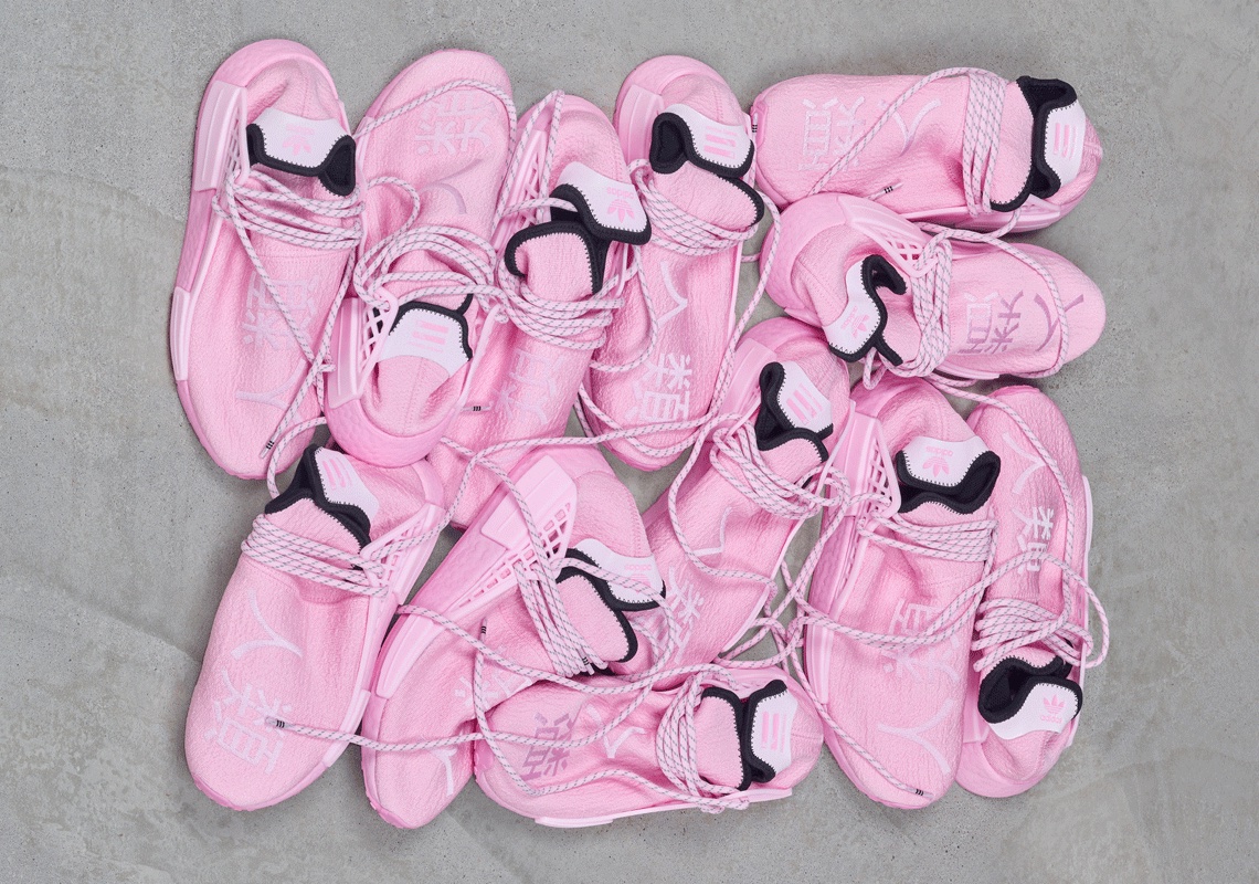 Pharrell adidas NMD Hu Pink GY0099 Release Date | SneakerNews.com