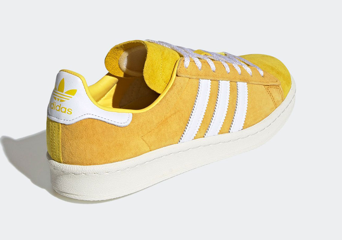 Adidas Campus 80s Bold Gold Cloud White Yellow Fx5443 5