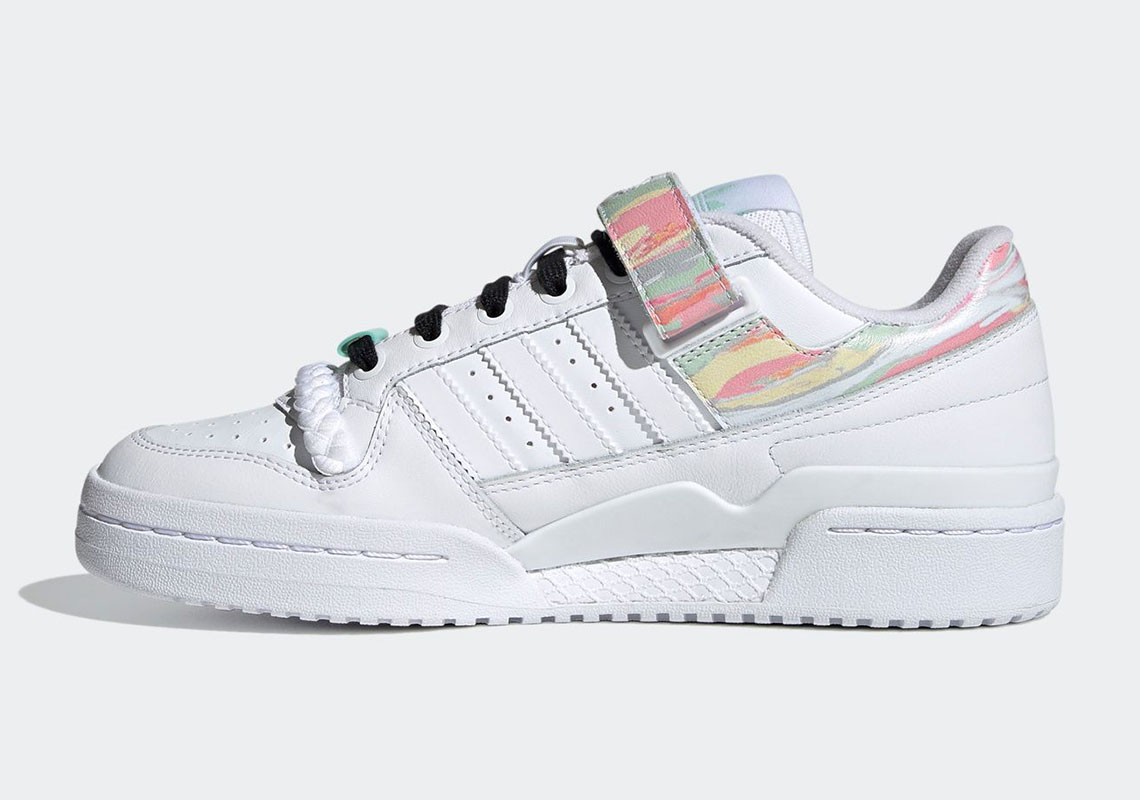 Adidas Forum Low Wmns Cloud White Forest Green Fy5119 4