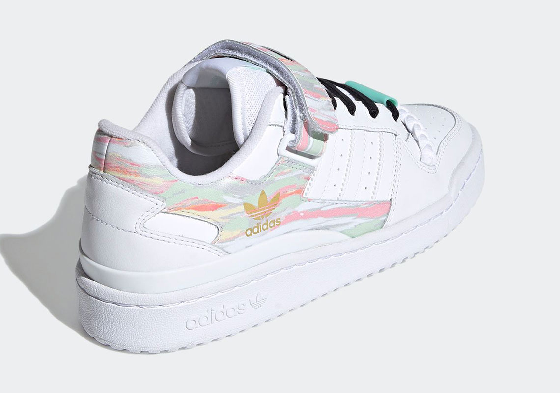 Adidas Forum Low Wmns Cloud White Forest Green Fy5119 6
