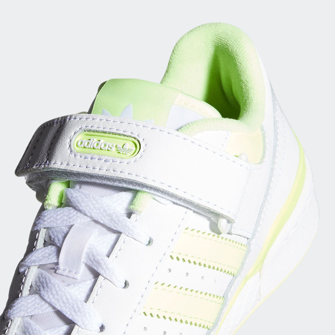 Adidas Forum Low Wmns White Footwear White Hi Res Yellow Fy5121 3