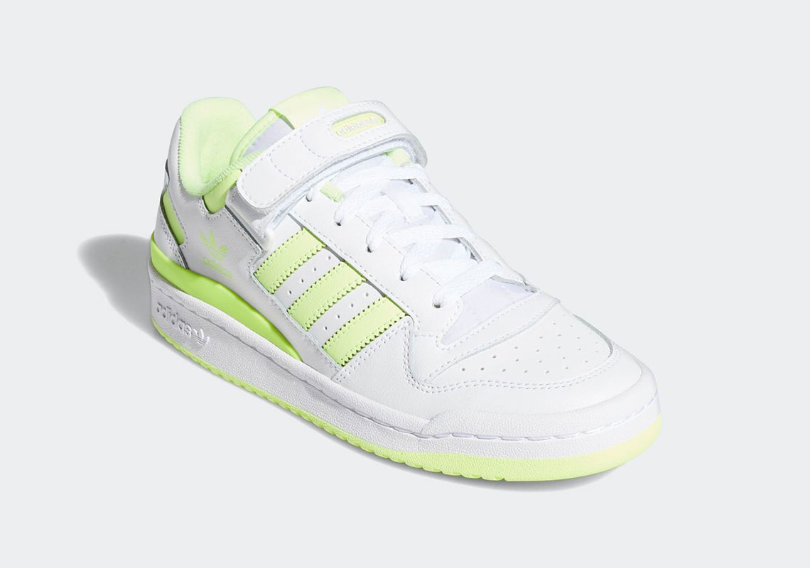 Adidas Forum Low Wmns White Footwear White Hi Res Yellow Fy5121 5