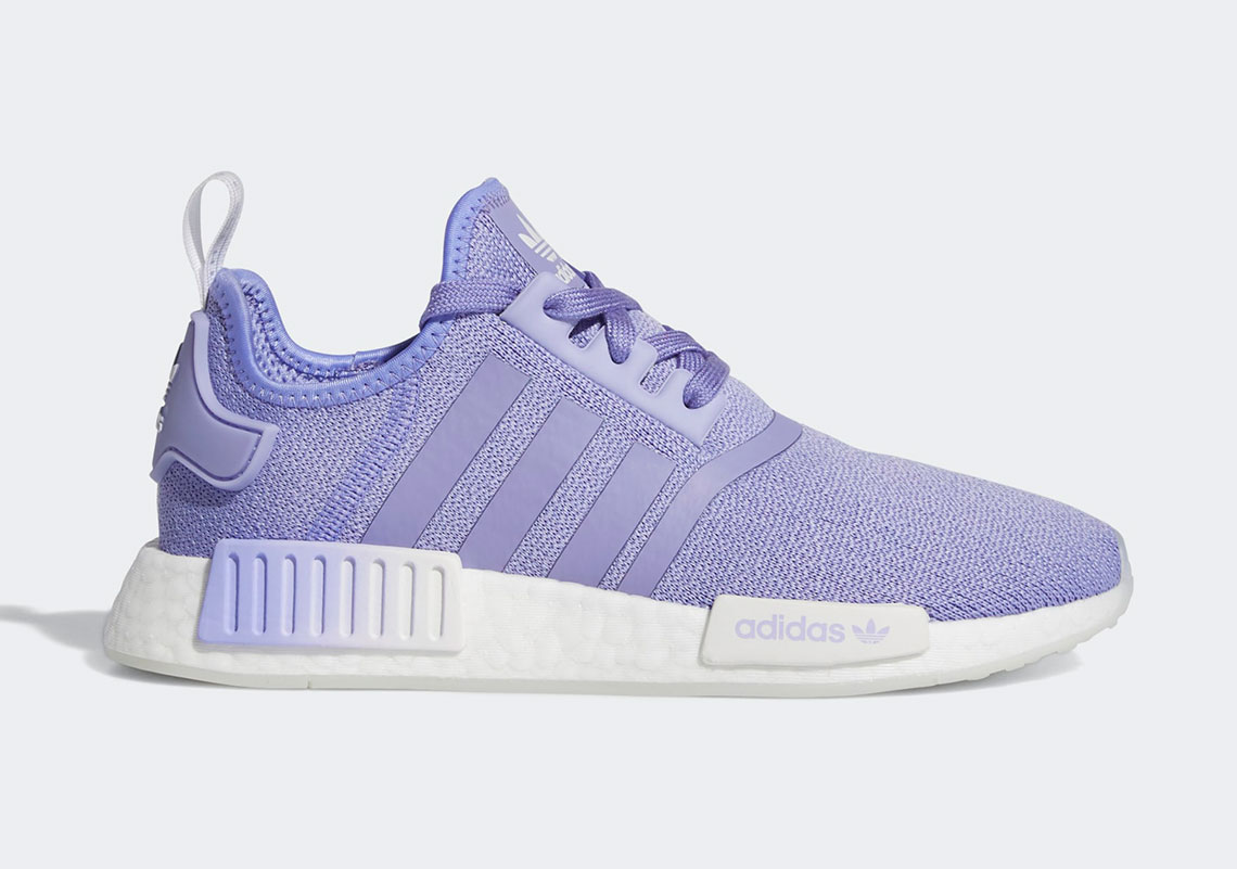 purple and green nmds