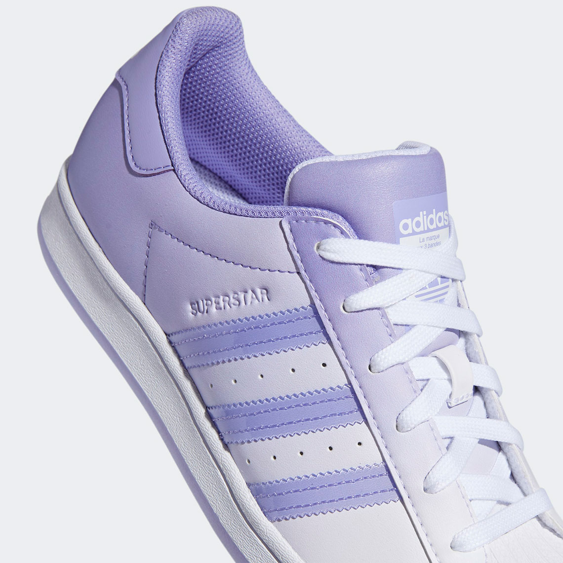 adidas superstar purple stripe