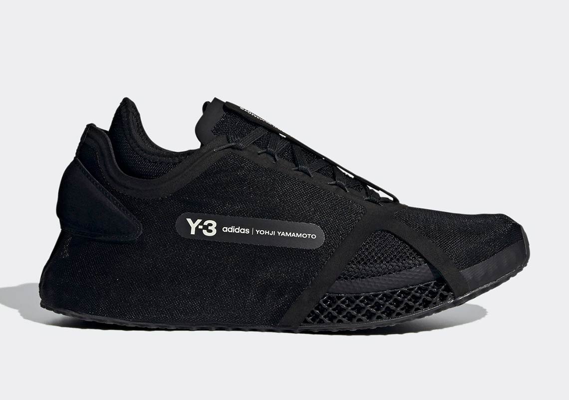 adidas Y-3 Runner 4D IO Triple Black FZ4502 Release Date 
