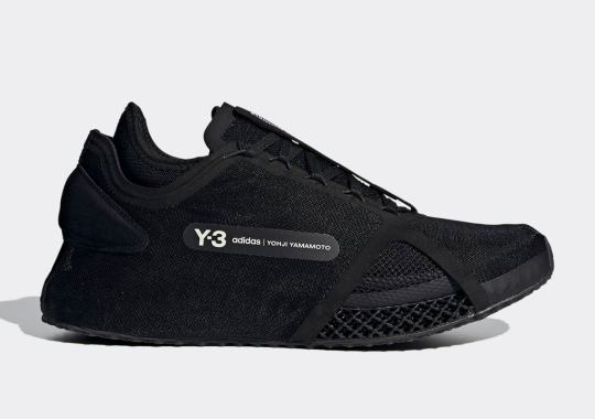 adidas Y-3 Unveils The Runner 4D IO In Triple Black