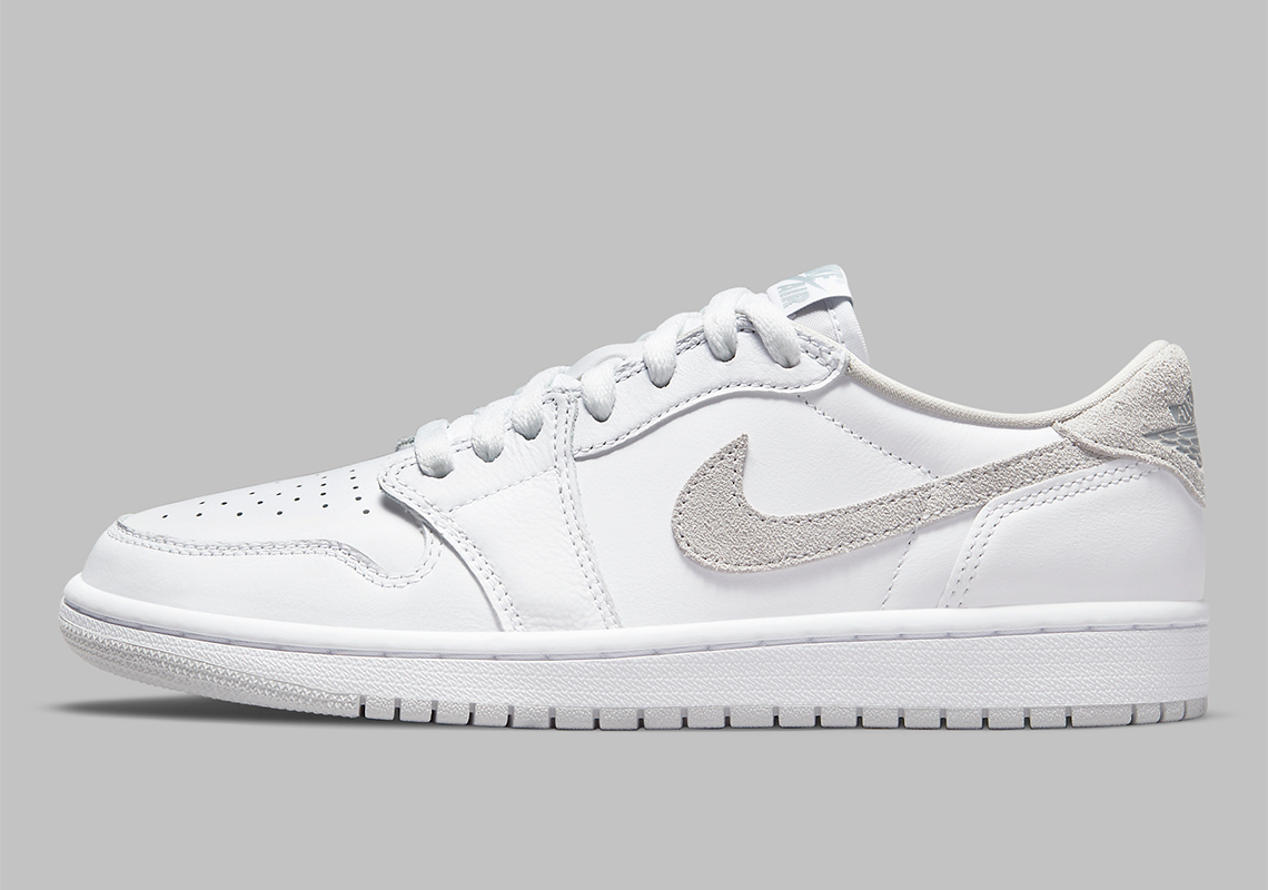 grey and white jordan 1 low