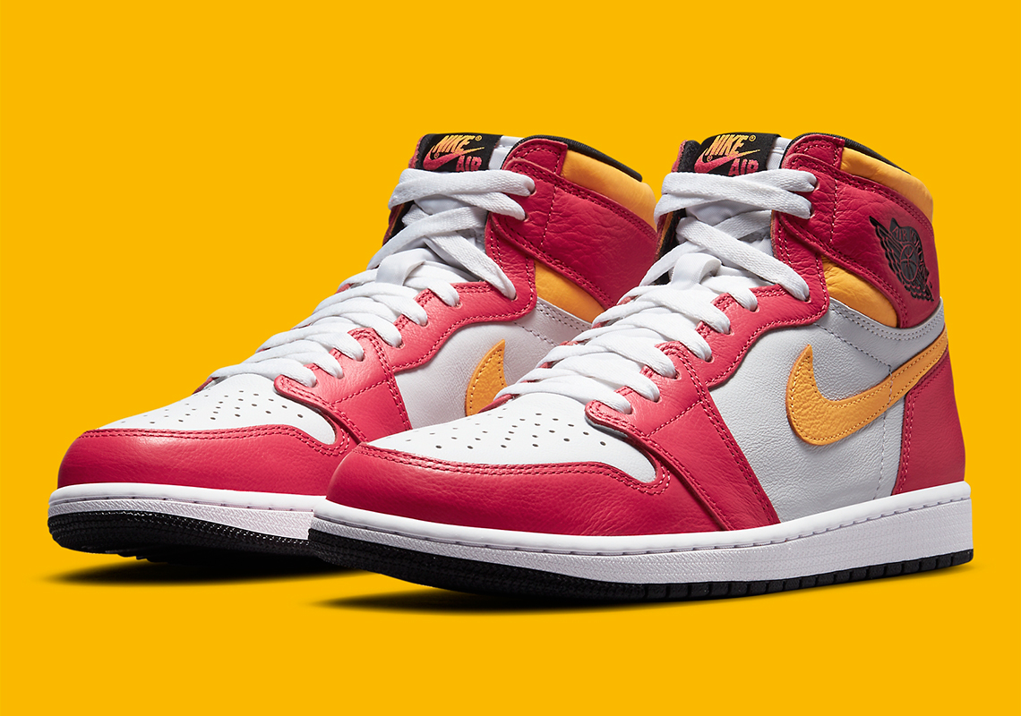 Official Images Of The Air Jordan 1 "Light Fusion Red"