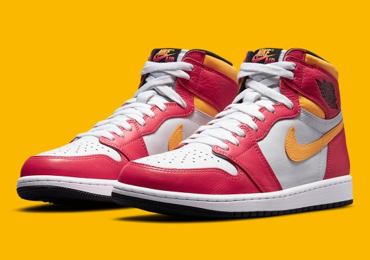 Official Images Of The Air Jordan 1 “Light Fusion Red”