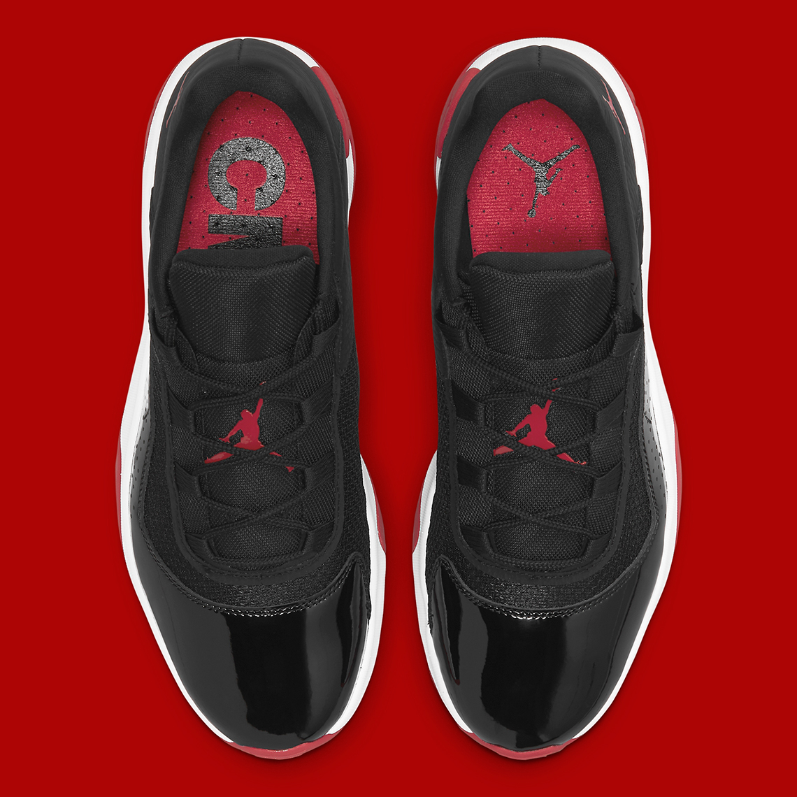 Air Jordan 11 Cmft Low Black White Gym Red Dm0844 005 8