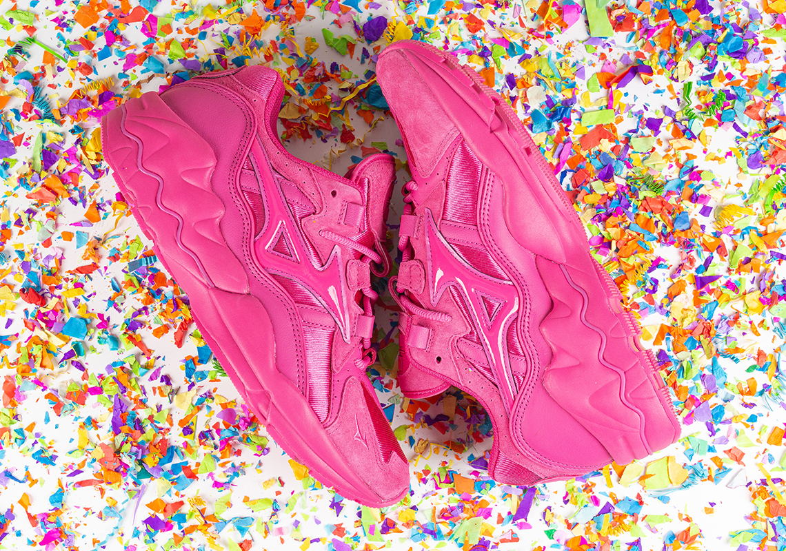 BAIT Deadpool Mizuno Wave Rider 1 Pink | SneakerNews.com