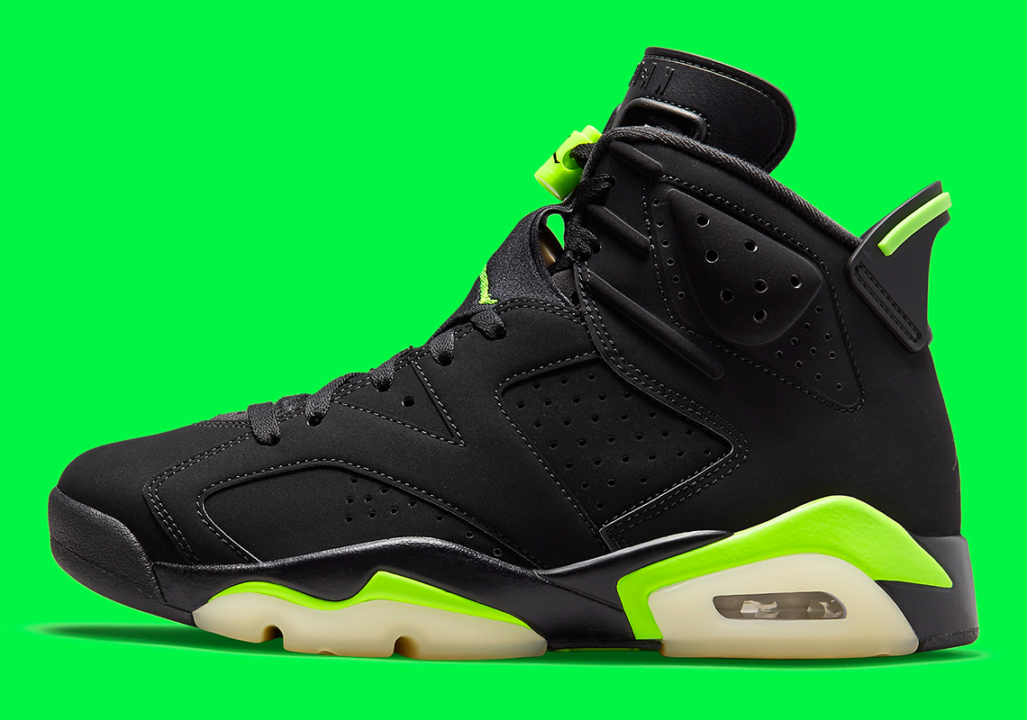 Air Jordan 6 Electric Green Black CT8529-003 Retro | SneakerNews.com