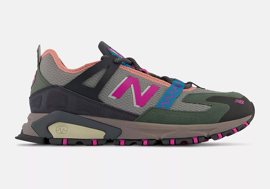 New Balance X-Racer Trail Features An Earthy "Marblehead" With Exuberant Pink