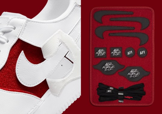 The Nike Air Force repair 1/1 Hides A Red Layer Underneath