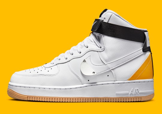 The NBA x Nike Air Force 1 High Returns With University Gold Accents